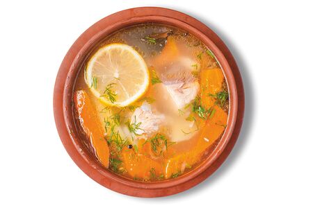 Уха на сёмге