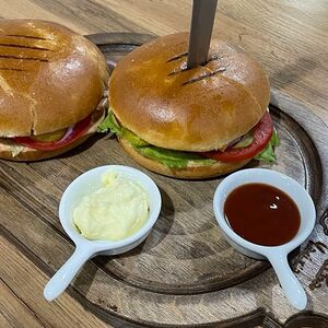 Бургер с говядиной 