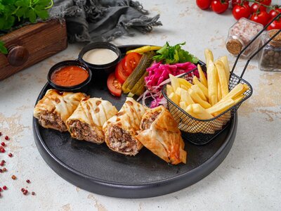 Шаурма мясная по-ливански
