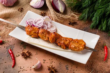 Шашлык из куриной грудки