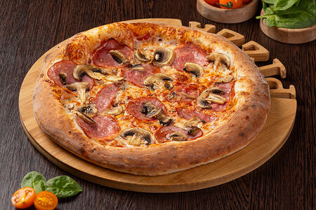 Пицца Ветчина с грибами 