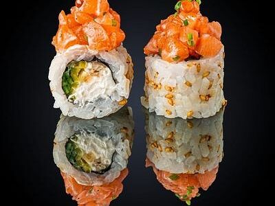 Тартар с лососем