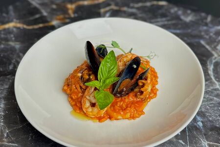 Ризотто с морепродуктами