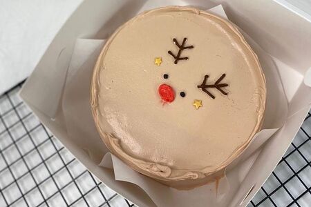 Бенто-торт Новогодний олень 