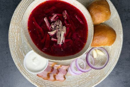 Борщ с говядиной