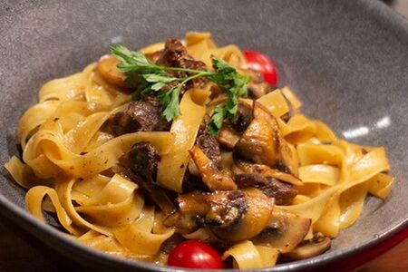 Паста с щечками