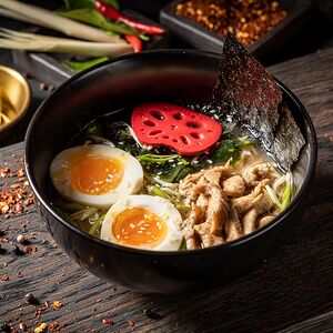 Рамен с курицей