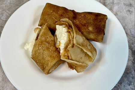 Блины с творогом