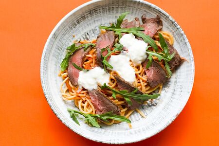 Паста с телятиной