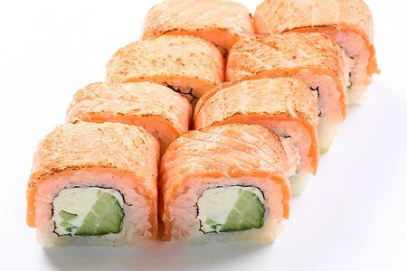 Филадельфия с опаленным лососем