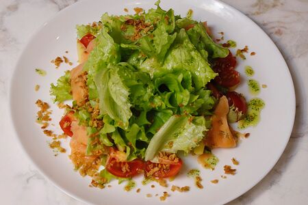 Салат с семгой 