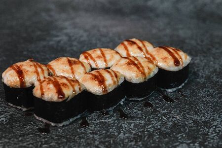 Вулкан с копченым кальмаром