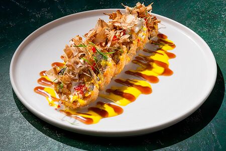 Темпура с угрем и креветкой