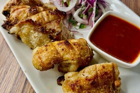 Шашлык из куриных крылышек