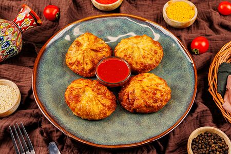 Манты жареные