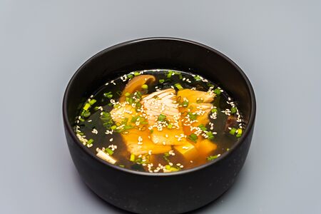 Мисо суп с лососем