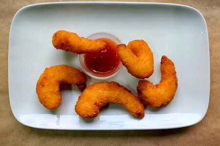 Креветки темпура