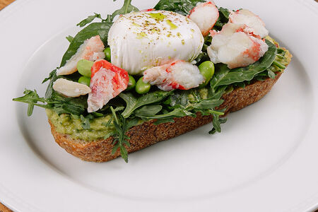 Тост с крабом