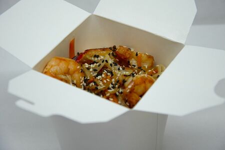 Удон с Креветками