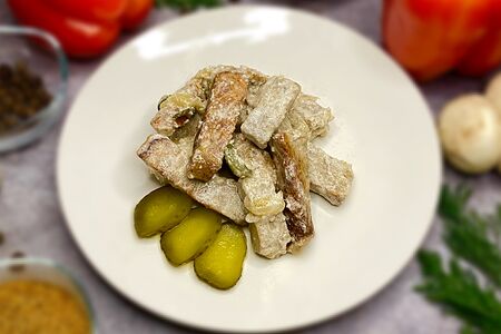 Свинина по-строгановски