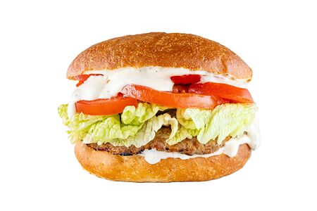 Бургер с куриным филе