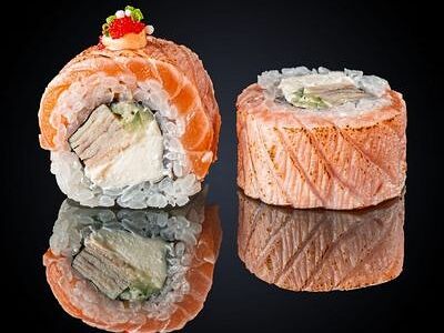 Татаки с лососем