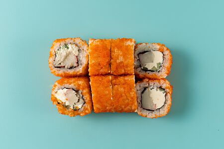 Ролл Калифорния с креветкой 