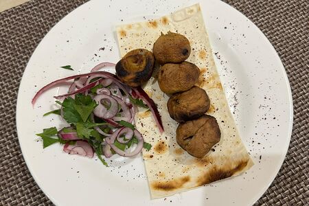 Шампиньоны на углях