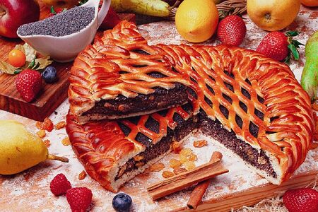 Пирог с маком 