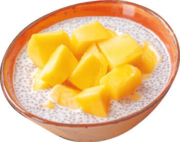 Чиа-пудинг с манго