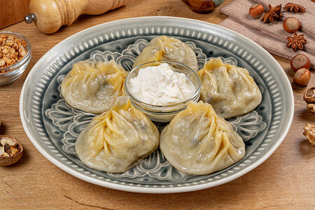 Манты с мясом