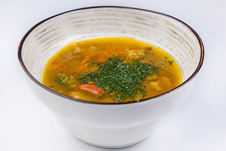 Суп с чечевицей и овощами