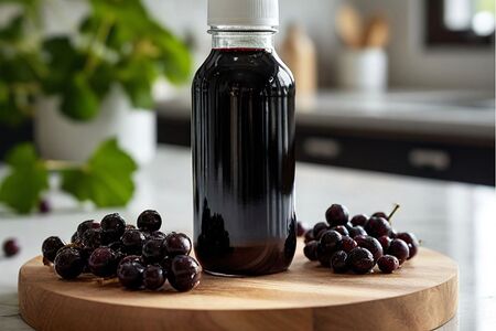 Морс чёрная смородина 