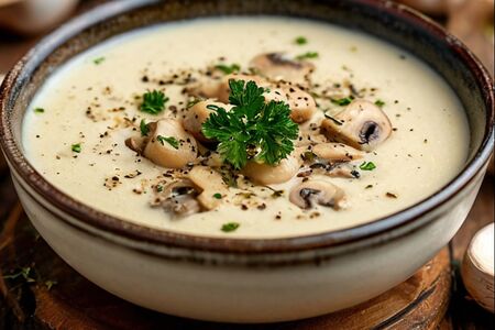 Крем-суп с шампиньонами