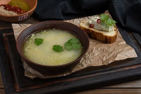 Суп из курочки по-домашнему