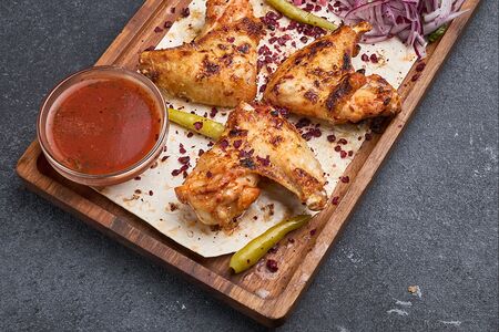 Шашлык из куриных крылышек