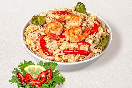 Пад Тай с тигровой креветкой