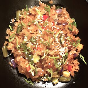Рис с морепродуктами