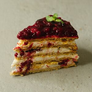 Пан не Сметан из органической спельтовой муки и лесной брусники