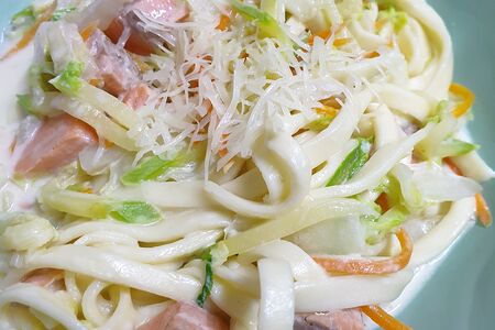 Лосось в сливочном соусе