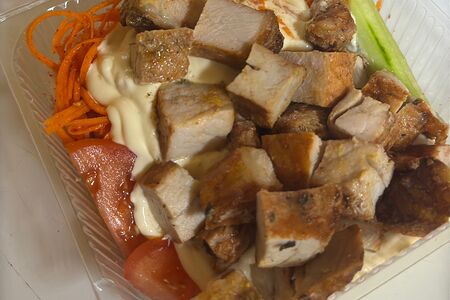 Сытная коробочка с курицей