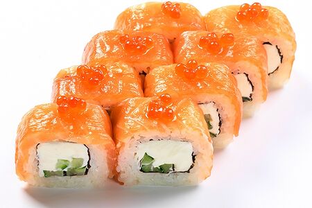 Филадельфия с красной икрой