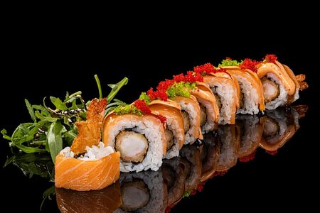 Ролл сяке эби фурай