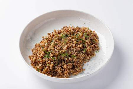 Гречка с жареным луком