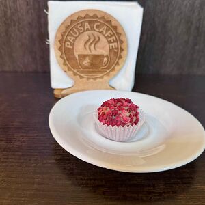 Малиновый трюфель-тирамису