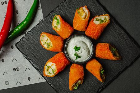 Крабовые палочки в панировке