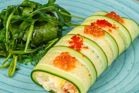 Мимоза с камчатским крабом