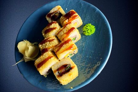 Запеченный сыр с беконом