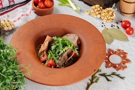 Салат Минский с языком