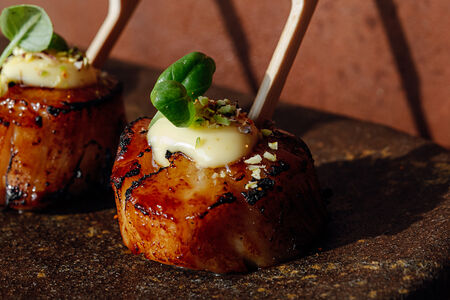 Гребешки васаби майо